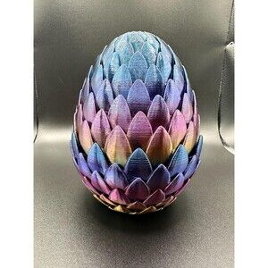 3D Iridescent Dragon Egg